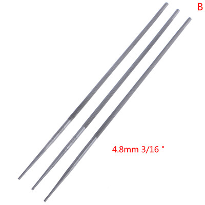 3 vnt Apvalių grandininių pjūklų grandininių pjūklų galandimo grandininių pjūklų grandinės 4 mm, 4,8 mm, 5,5 mm medžio apdirbimo rankiniai įrankiai