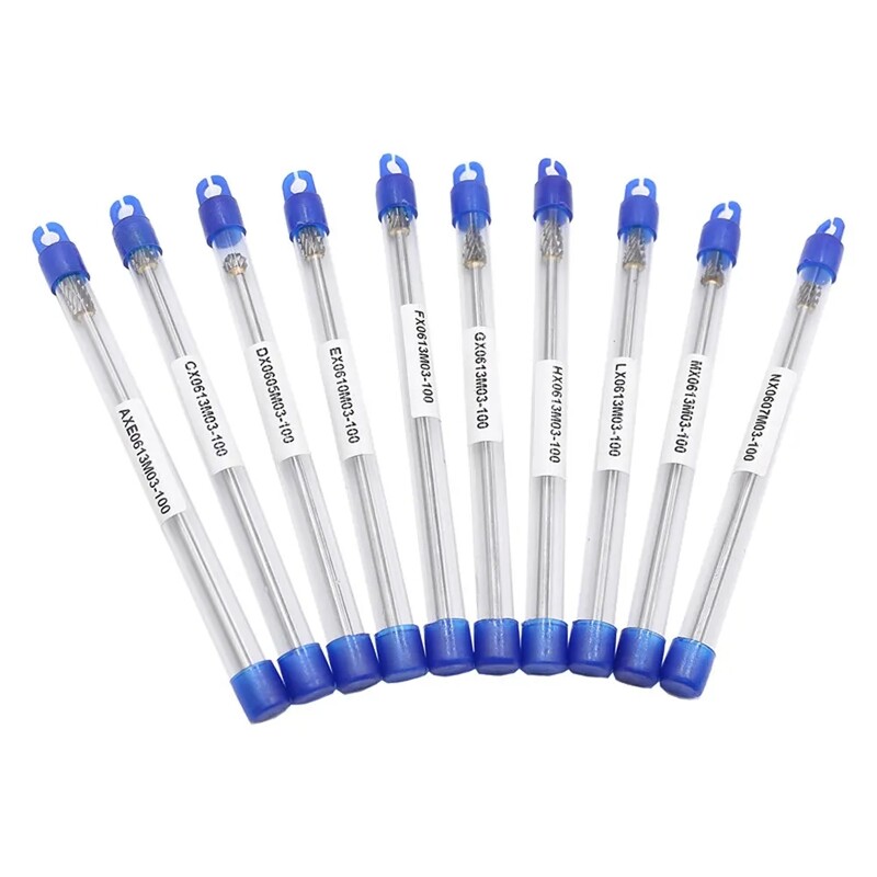 Eriti pikk 100 mm pöördrasp-viil nikerdusveski Abrasiivtööriistad Karbiidipuri sulamiotsakud frees-freespuur metallist vuugi jaoks