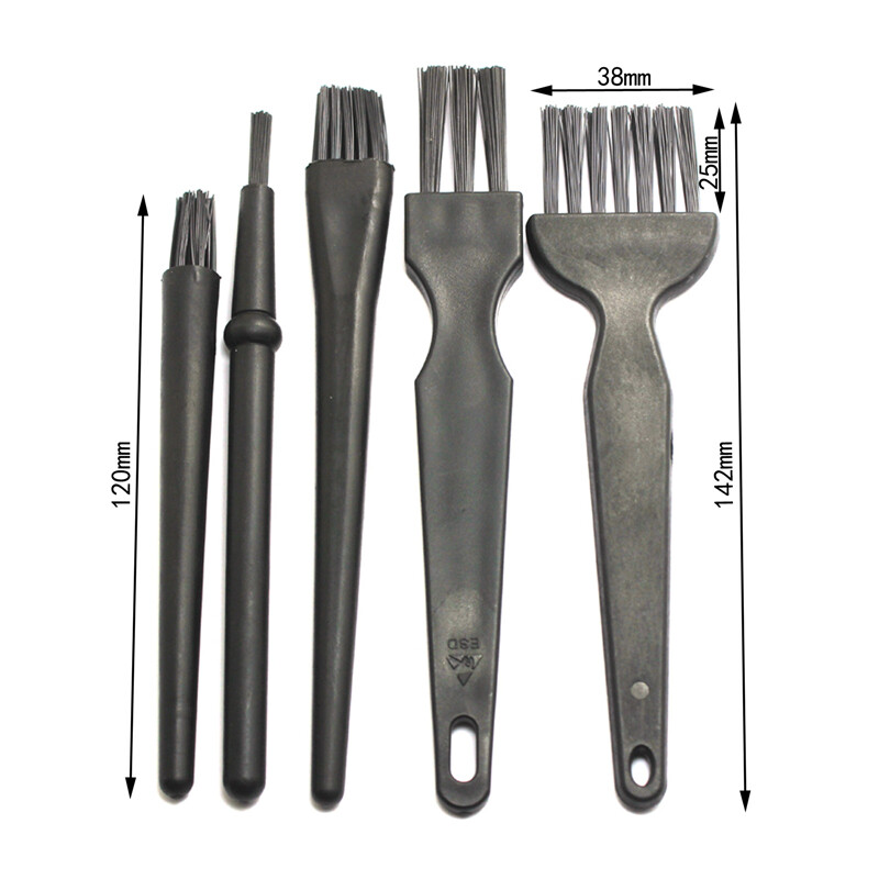 Antistaatiline hari Esd ohutu nailonist puhastusharja komplekt mobiiltelefoni tahvelarvuti PCB BGA remondipuhastustöödele