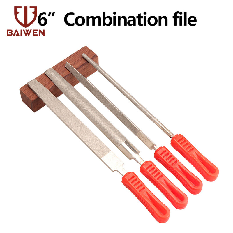 6" plat/jumătate rotund/rotund/triunghi acoperire cu diamante pile cu ac pile metal bijuterii instrument de artizanat jad ceramică sticlă instrumente de lustruit