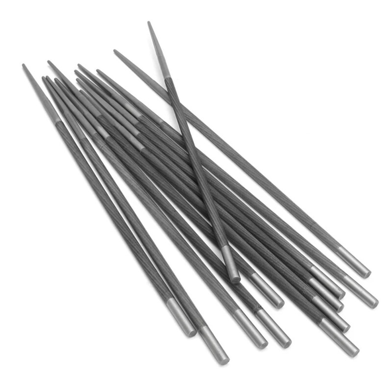 3 vnt grandininio pjūklo apvalios dildės galandimo grandininių pjūklų grandinės 4/4,8/5,5 mm šlifavimo įrankis, skirtas medžio apdirbimo rankiniams įrankiams