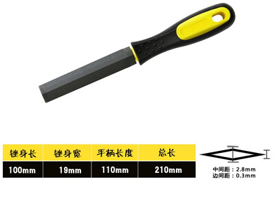 Pilă de tăiere de 4/5/6 inci Pilă de tăiere T12 din oțel cu dinți fini Râșlă Instrument de mână pentru ascuțirea lemnului, cu mâner TPR