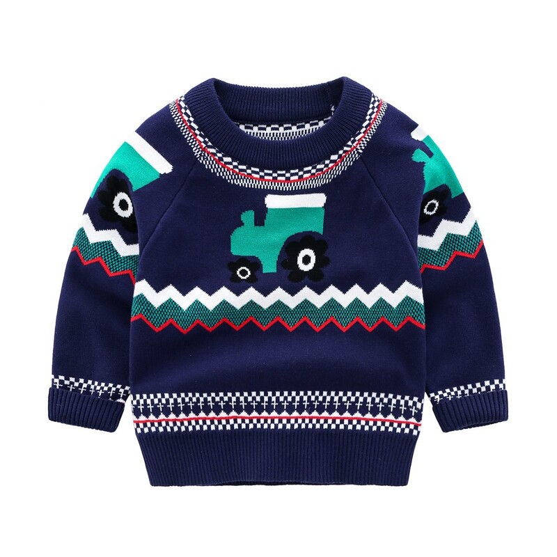 Kūdikių animacinių filmų megztinis, 2022 m. ruduo, naujo stiliaus mergaičių ir vaikų drabužiai vaikiški megztiniai megztiniai berniukams madingi siūlai