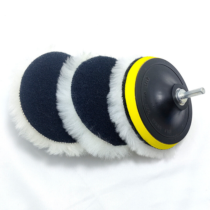 5vnt/komplektas 3/4/5 colių minkštos vilnos grąžto šepečio diskas poliravimo padas mašina vaškavimo poliruoklė Valymo įrankiai valymo priedai