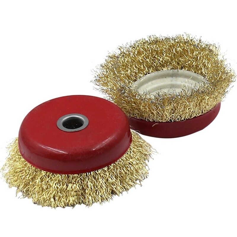 50JC pramoninės klasės vielinis šepetys kampiniam šlifuokliui dubenėlio tipo vielinio šepečio skylė 10/16 mm