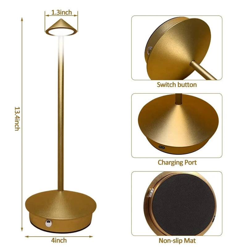 Taaslaetav laualamp Creative Dining Touch Led hotellibaar Kohv Pina Pro laualamp Lampada Da Tavolo dekoratiivne laualamp