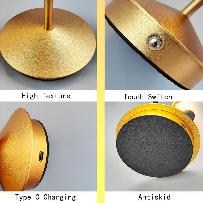 C-tüüpi laetav laualamp Creative Dining Touch Led hotellibaar Kohv Pina pro laualamp Lampada Da Tavolo dekoratiivne lamp