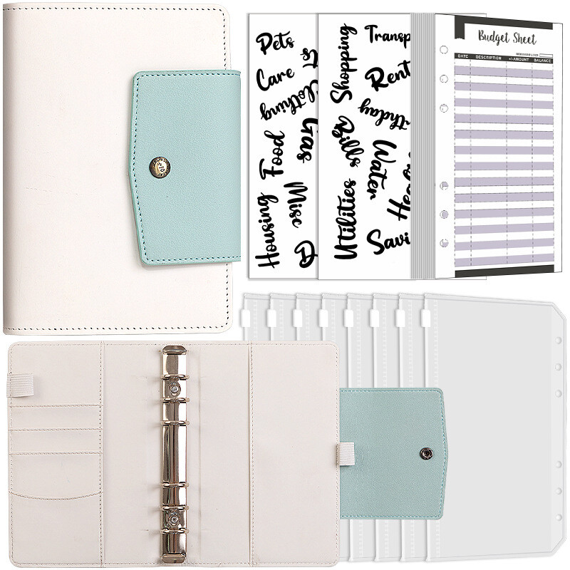 Tarpvalstybinis macarons A6 palaidų lapų knygelė kūrybinių grynųjų pinigų biudžeto finansų planavimo knygelės bloknotas