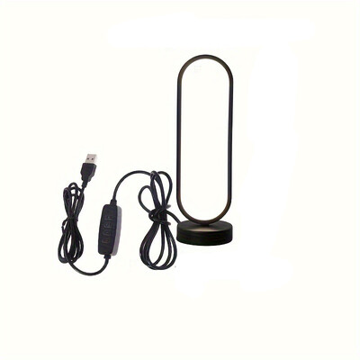 1 ΤΕΜ. Φωτιστικό κρεβατοκάμαρας Δαχτυλίδι Φωτιστικό Σαλόνι Τρίχρωμο Φωτιστικό κομοδίνου φωτιστικό LED Νυχτερινό φως