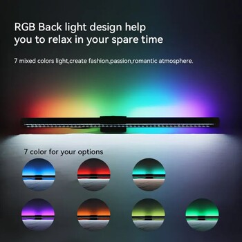 Led компютърен монитор Light Bar Desk Осветление Екран USB RGB Light Bar Мониторна лампа за учебна маса за четене Лампа за плавно затъмняване