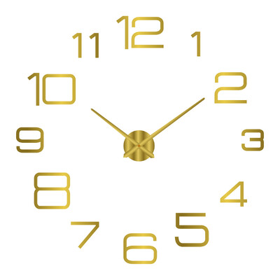 2024 Moodne disain Suur seinakell 3D DIY Kvartskellad Moekellad Akrüülpeegel Kleebised Elutoa Sisustus Horloge