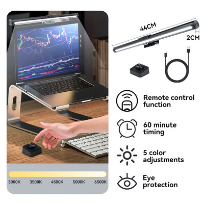 Led Monitor Light Bar Λάμπες υπολογιστή Φωτιστικό για ανάγνωση Οθόνη Φωτεινής Κρεμαστό Φως Επιτραπέζιου Φωτισμού Αδιαβάθμητη Ρύθμιση Οθόνης για Δωμάτιο μελέτης Υπνοδωματίου