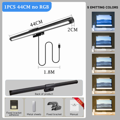 Led Monitor Light Bar Λάμπες υπολογιστή Φωτιστικό για ανάγνωση Οθόνη Φωτεινής Κρεμαστό Φως Επιτραπέζιου Φωτισμού Αδιαβάθμητη Ρύθμιση Οθόνης για Δωμάτιο μελέτης Υπνοδωματίου