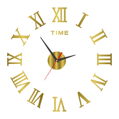 3D helendav raamita akrüülist seinakell DIY digitaalkella seinakleebised Summutav kell elutoa magamistoaga kontori seinakaunistuseks