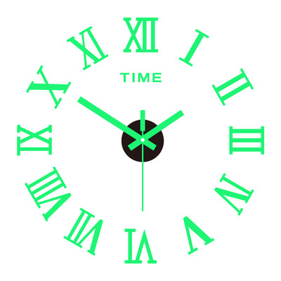 3D helendav raamita akrüülist seinakell DIY digitaalkella seinakleebised Summutav kell elutoa magamistoaga kontori seinakaunistuseks