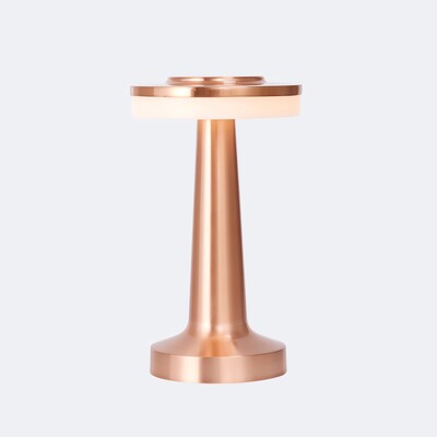 Juhtmeta laualamp kolme värvi reguleeritava temperatuuriga, puutetundliku juhtimisega silmade porte Astmeta hämarduv metalli joonistusprotsess