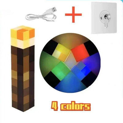 11,5-tolline Brownstone`i taskulamp LED-oluvalgusti USB-laetav laste magamistuba Kodusisustustuba Videomängu kingitus