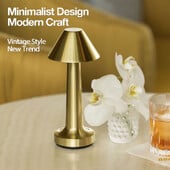 Juhtmeta laualamp Laetav minimalistliku disainiga laualamp puutetundlik silmade kaitse Moodsas stiilis LED-lamp öövalgus