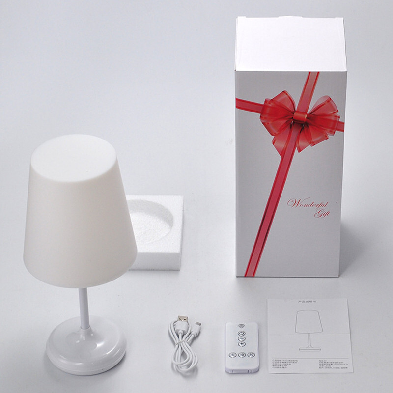 LED skaitymo akių apsaugos stalinė lempa Jutiklinis pritemdomas USB įkrovimas su nuotolinio valdymo staline lempa, skirta apšviesti nakties šviesas