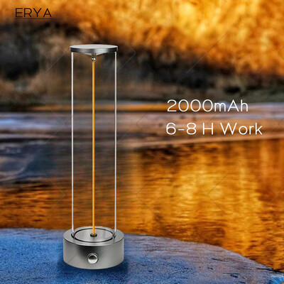 Minimalistlik laualamp öökapp juhtmeta laualamp UUS VALGUS Disainitud suure laenguga kaasaegsed öökapivalgustid, 3-tasemeline puutetundlik hämardatav