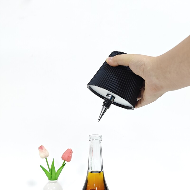 Veinipudeli lamp LED laualamp 3 värvi astmeteta hämarduv laetav puutetundlik veinipudeli lamp atmosfääri öövalgus