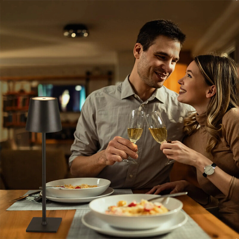 Stalinė lempa Akių apsauga Jutiklinis pritemdomas LED apšvietimas Miegamojo USB stalinis lempos baras Restoranas Naktinės lempos dovanų įkrovimo šviestuvas