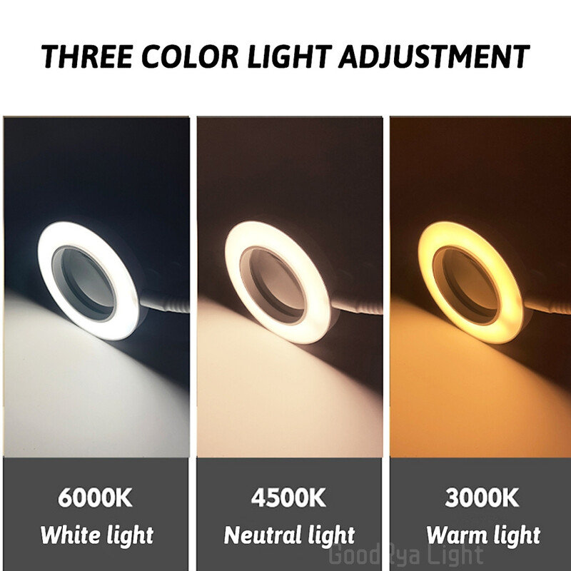 Iluminare cu LED-uri în picioare Lampă de masă cu lumină flexibilă Lampă de birou pentru copii Dormitor Lampă de pat cu prindere reglabilă Lămpi de lectură scrise