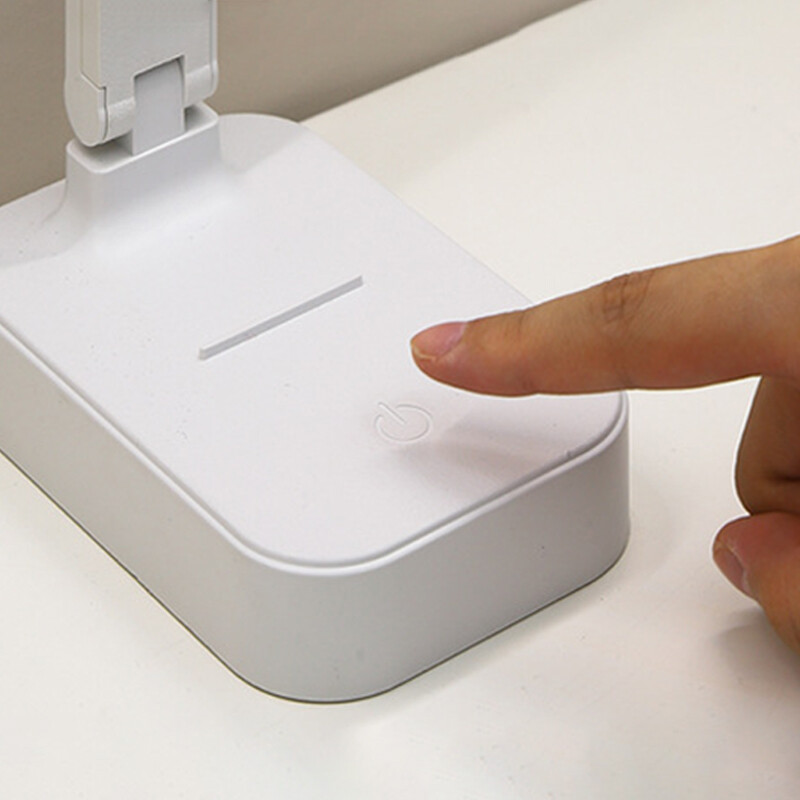 LED-laualamp USB-laetav laualamp 3-tasemeline hämardatav puutetundlik lauavalgusti Silmade kaitse Kokkupandav magamistoa lauavalgusti jaoks