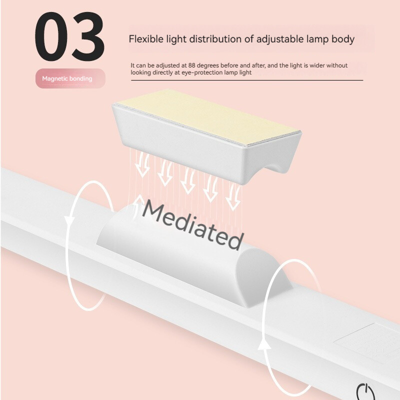 Specijalna stolna svjetiljka za spavaonicu, punjiva LED, dječja zaštita za oči, stol za čitanje, magnetsko hladno svjetlo za snimanje.