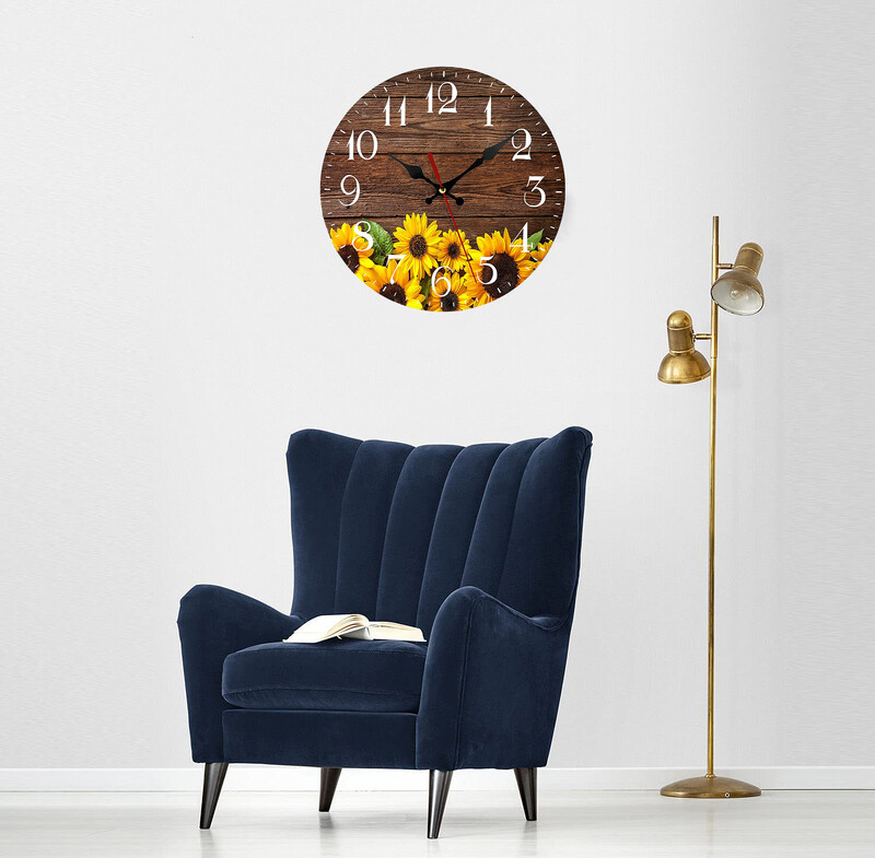 Euroopa stiilis retro loov vaikne kvarts vahtralehest seinakell Uus loominguline vaikne põhjamaine minimalistlik elutoakell