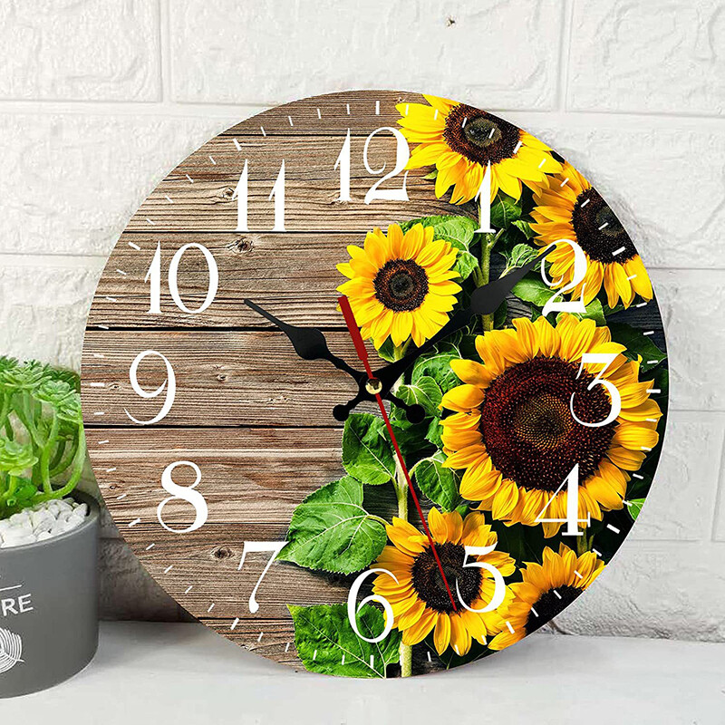 Euroopa stiilis retro loov vaikne kvarts vahtralehest seinakell Uus loominguline vaikne põhjamaine minimalistlik elutoakell