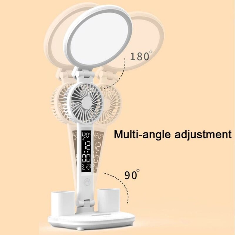 LED ventilaator valgus kell lauavalgusti USB laadimine hämardatav lauavalgusti lauavalgusti pistik kokkuklapitav silmade kaitse lugemis öövalgusti