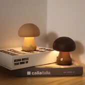 Led Mushroom laualamp magamistoa voodi kõrval Elutoa sisustus Öövalgustid Minimalistlikud lauavalgustid USB laetav öölamp