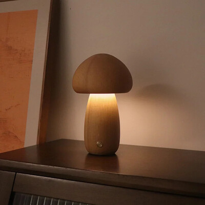 Led Mushroom laualamp magamistoa voodi kõrval Elutoa sisustus Öövalgustid Minimalistlikud lauavalgustid USB laetav öölamp