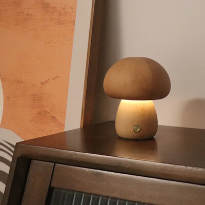 Led Mushroom laualamp magamistoa voodi kõrval Elutoa sisustus Öövalgustid Minimalistlikud lauavalgustid USB laetav öölamp