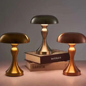 LED-laualambid puutetundlikud hämardusega USB-laetavad baarid, restoranid, voodid, sisekujundus Magamistoa öövalgustid seente lambakivi kingitus