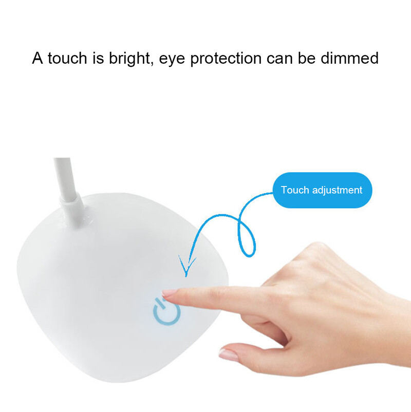 LED-laualamp Kokkupandav hämardatav puutetundlik laualamp DC5V USB-toitega lauavalgusti 6000K öövalgus puutetundliku hämardamisega kaasaskantav lamp