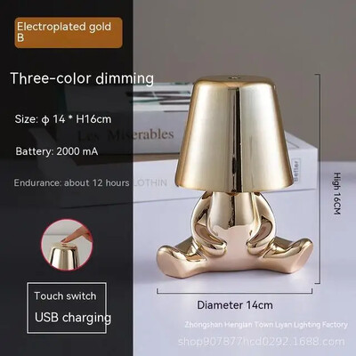 Lampă de birou cu USB 5V tactilă cu LED, în stil nordic, pentru dormitor, bar de noptieră, iluminare creativă, cadou, lampă decorativă de masă