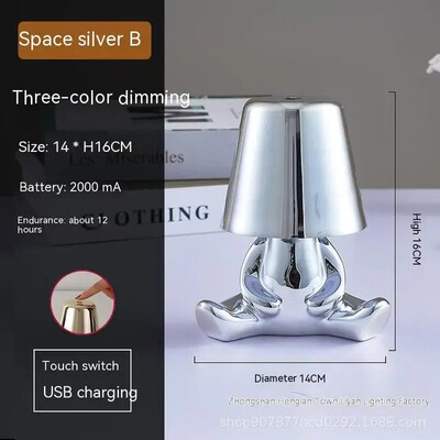 Lampă de birou cu USB 5V tactilă cu LED, în stil nordic, pentru dormitor, bar de noptieră, iluminare creativă, cadou, lampă decorativă de masă