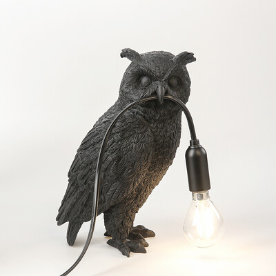 Lampă de birou Owl Decor pentru casă Lumină Ornament de bufniță Lampă de birou pentru dormitor Sufragerie Noptiere LED decorative Lămpi de noptieră