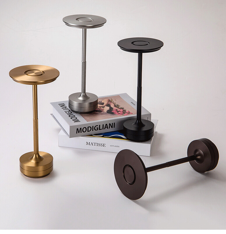 LED laadimislaualamp restorani kaunistus atmosfääri lamp Retro kaasaskantav juhtmeta puutetundlik USB-C laualamp