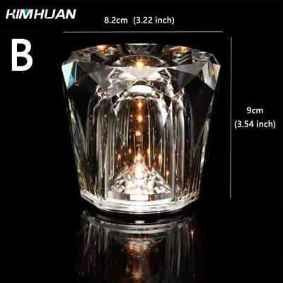 USB kristalna lampa s dijamantnom LED punjivom stolnom lampom za restoran i bar stolno svjetlo za spavaću sobu