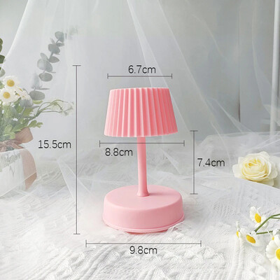 LED mini laualamp patareitoitel muusika öövalgustid elu lapsed magamistuba voodi kodukaunistus öölamp lauavalgusti