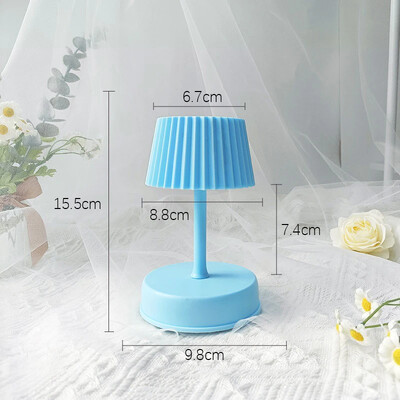 LED mini laualamp patareitoitel muusika öövalgustid elu lapsed magamistuba voodi kodukaunistus öölamp lauavalgusti