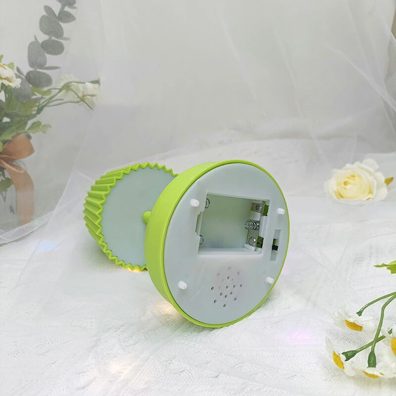 LED mini laualamp patareitoitel muusika öövalgustid elu lapsed magamistuba voodi kodukaunistus öölamp lauavalgusti