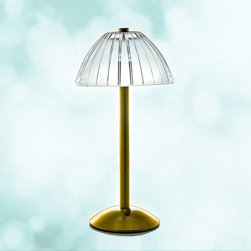 Kerge luksuslik kuldkristall-teemantvalgusti, laadimine, hämardav LED-voodipea atmosfäärivalgus, puutetundlik öövalgus