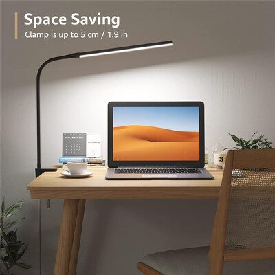 Επιτραπέζιο φωτιστικό LED με σφιγκτήρα Swing Arm Desk Lamps Eye-Caring Dimmable Desk Light με 3 λειτουργίες χρώματος και 10 επιτραπέζια φώτα led με δυνατότητα ρύθμισης