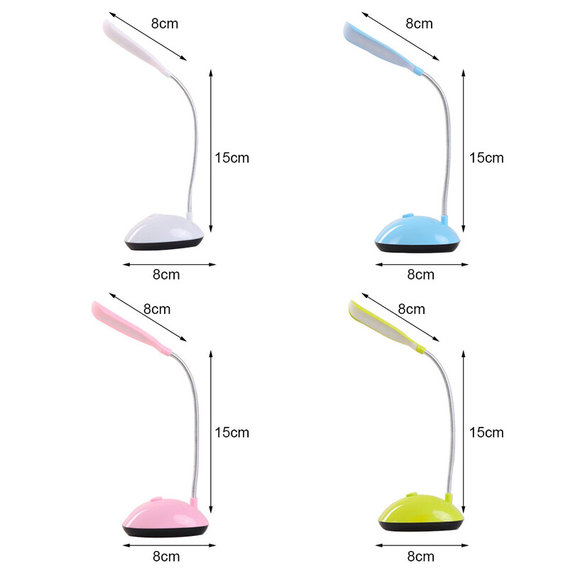 LED mini patareitoitel laualamp Silmade kaitse Kaasaskantav kokkupandav koduvalgusti Magamistoa voodi kõrval töötav lugemislaualamp