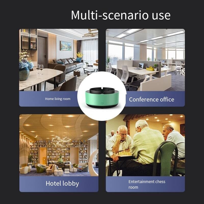 Pepeljara Pročišćivač zraka Inteligentno uklanjanje pasivnog pušenja Pušenje Smrad dima Višestruka filtracija Unutarnja dnevna soba Ured