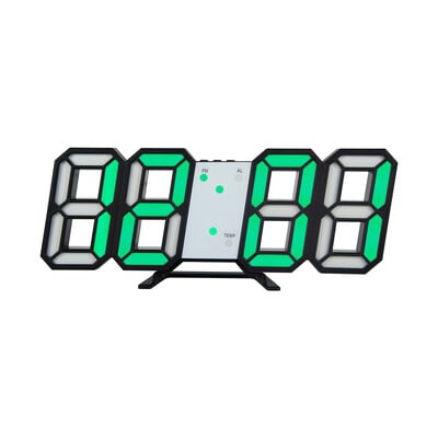 Skaitmeninis stalinis laikrodis stalinis sieninis LED šviesos žadintuvas INS Skaitmeninis senovinio stiliaus 3d sieninis laikrodis su namų apšvietimu